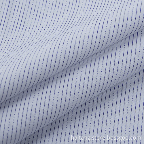 Strip Bamboo Fabric Polyester Fabric Worker's Shirt Textile